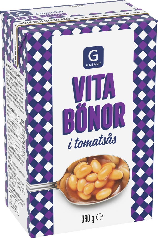 Garant Vita Bönor i Tomatsås
