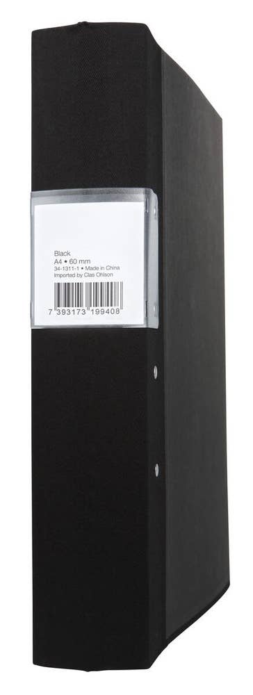 Clas Ohlson Pärm A4 Svart Svensk Standard Clas Ohlson