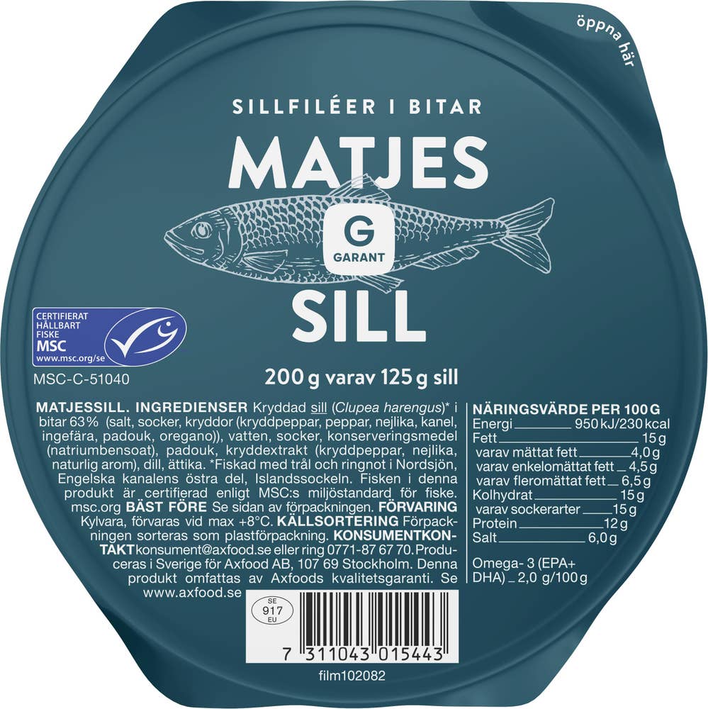 Garant Matjessill MSC