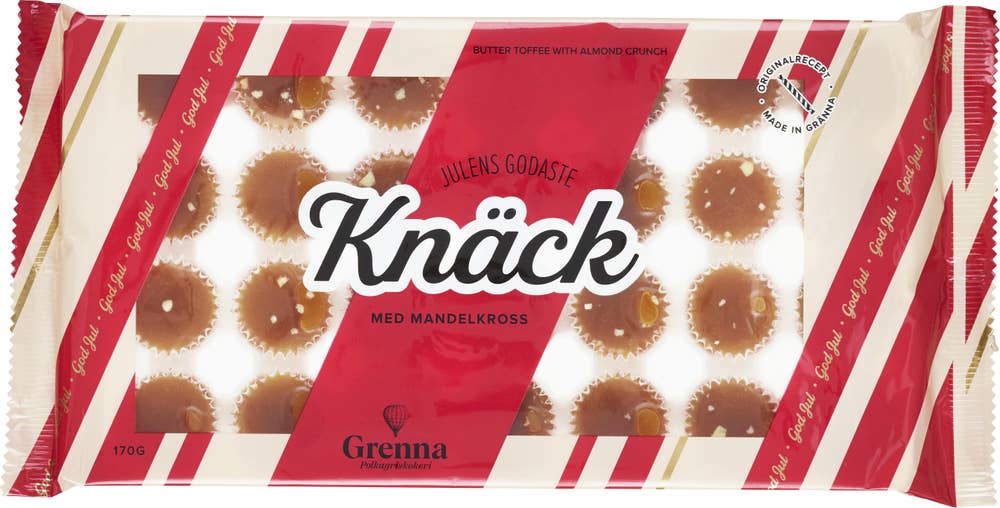 Grenna Polkagriskokeri Knäck med Mandelkross