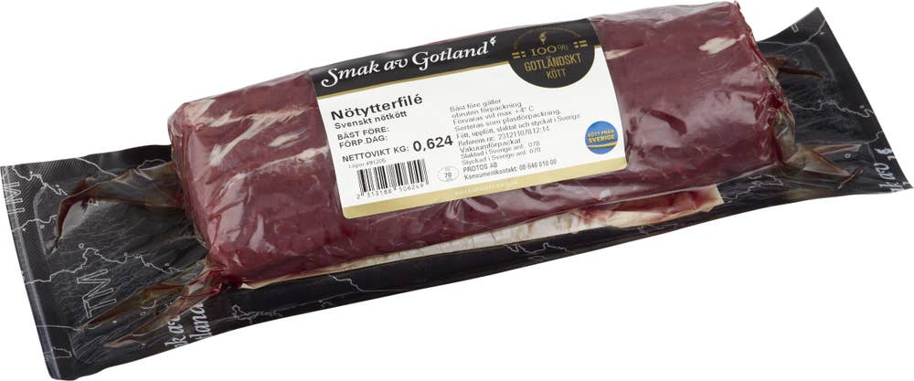 Smak av Gotland Nötytterfilé Smak av Gotland