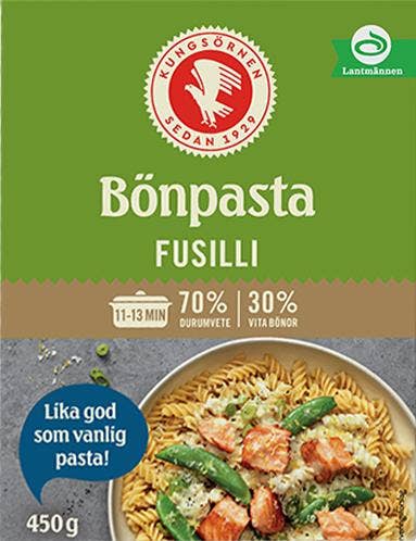 KUNGSÖRNEN Bönpasta Fusilli