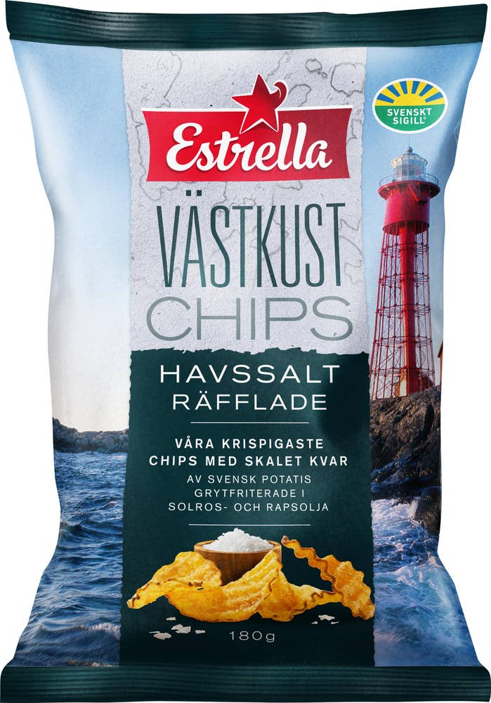Estrella Västkustchips Havssalt