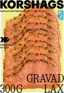 Korshags Gravad Lax Skivad ASC