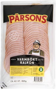 Pärsons Varmrökt Kalkon Skivad