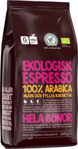 Garant Eko Espresso Hela Kaffebönor EKO