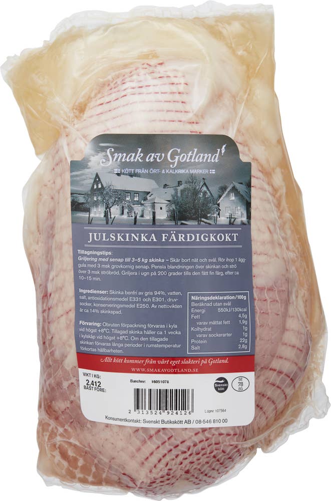 Smak av Gotland Julskinka Kokt Smak av Gotland