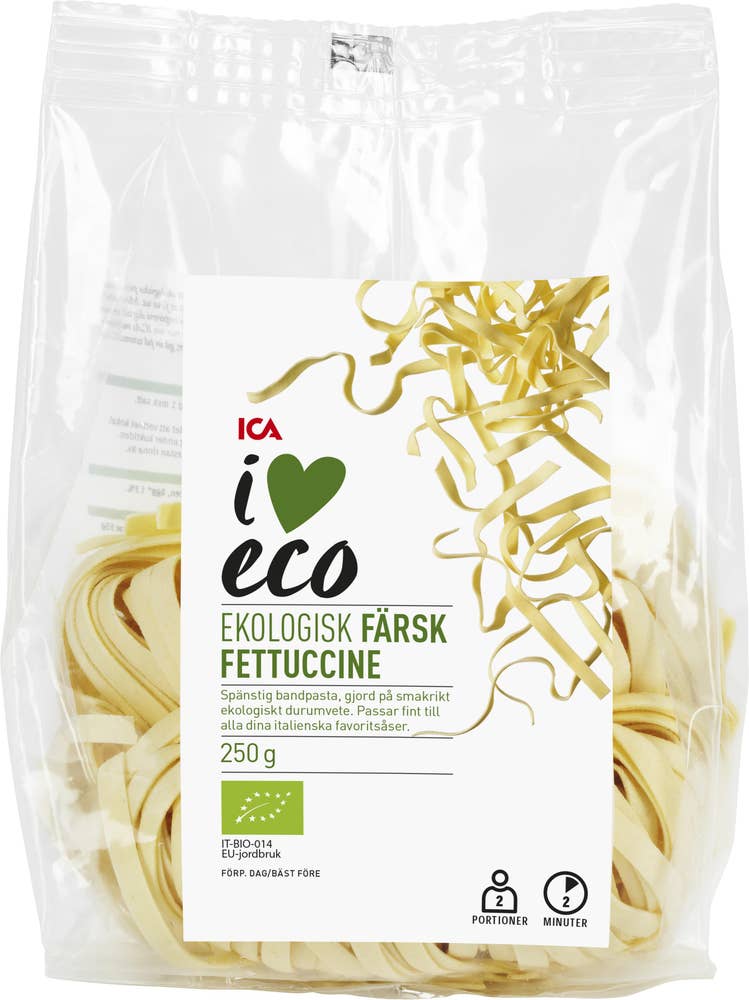 Ej sorterad Färsk Tagliolini Ica Eco