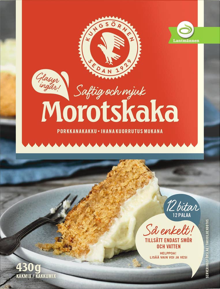 Kungsörnen Morotstårta