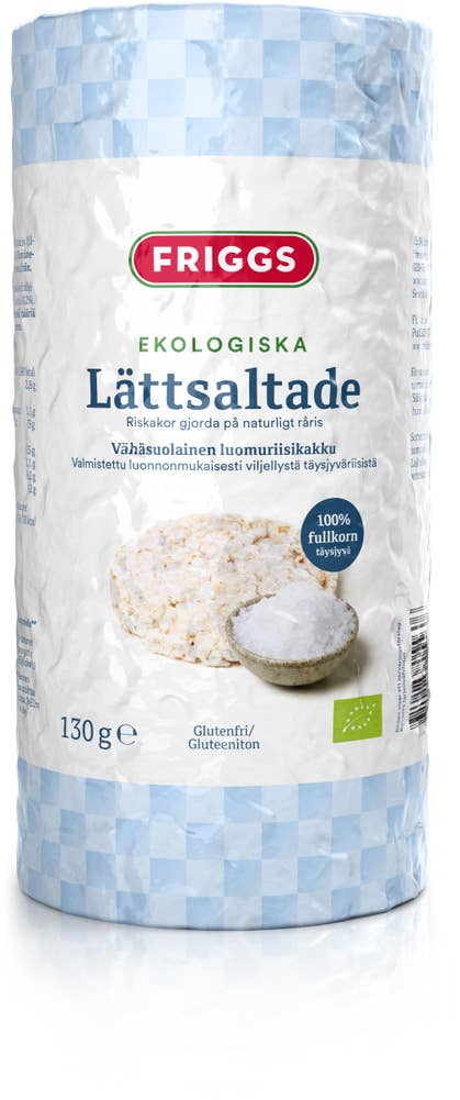 Friggs Riskakor Lättsaltade EKO Friggs