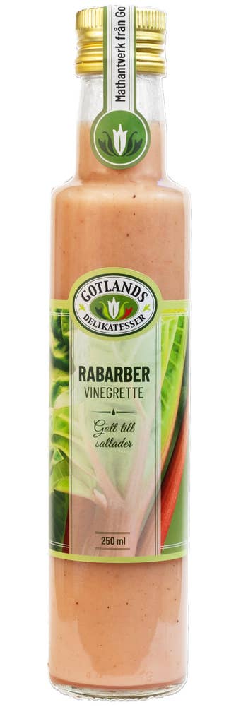 Gotlandsdelikatesser Rabarbervinegrette