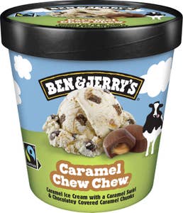 Ben & Jerry's Glass Caramel Chew Chew Fairtrade