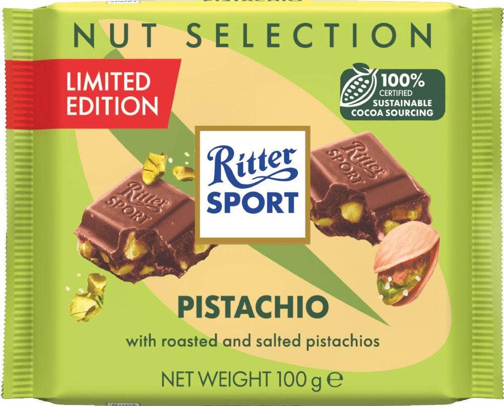 Ritter Sport Mjölkchoklad Pistasch