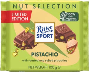 Ritter Sport Mjölkchoklad Pistasch