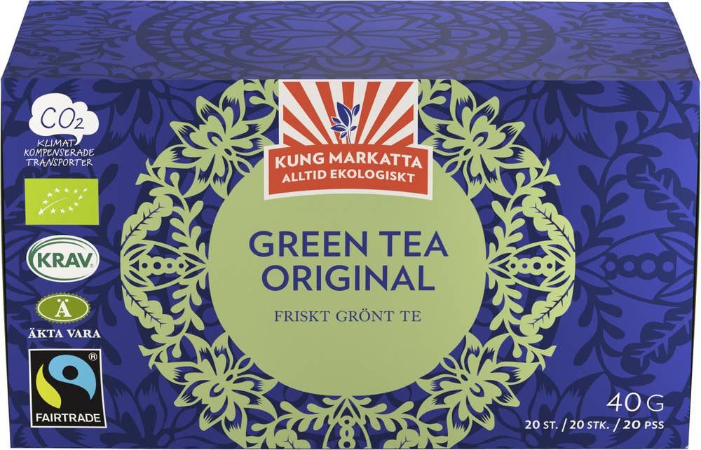 Kung Markatta Te Grönt Original EKO/KRAV/Fairtrade