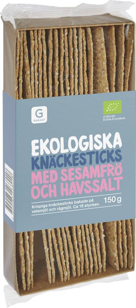 Garant Knäckesticks Sesamfrö & Havssalt EKO