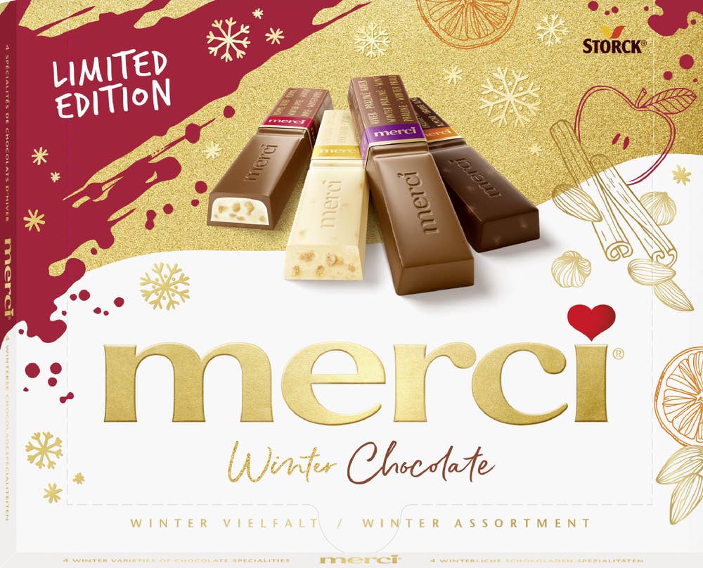 Merci Winter Chocolate Chokladask