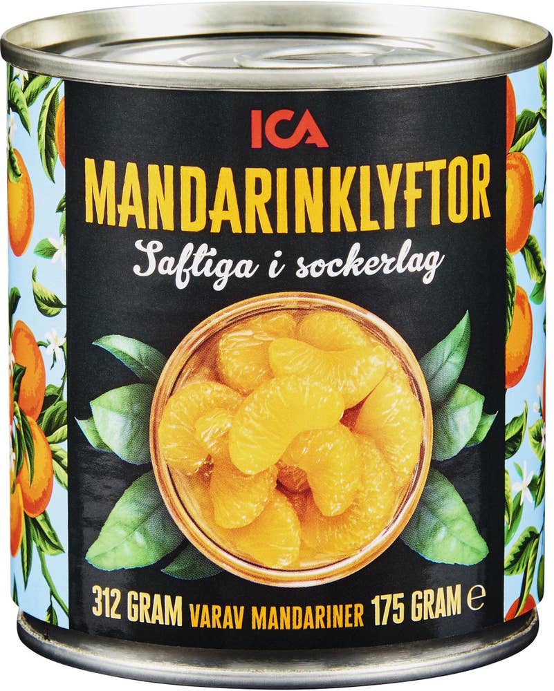 Ej sorterad Mandariner konserverad Ica