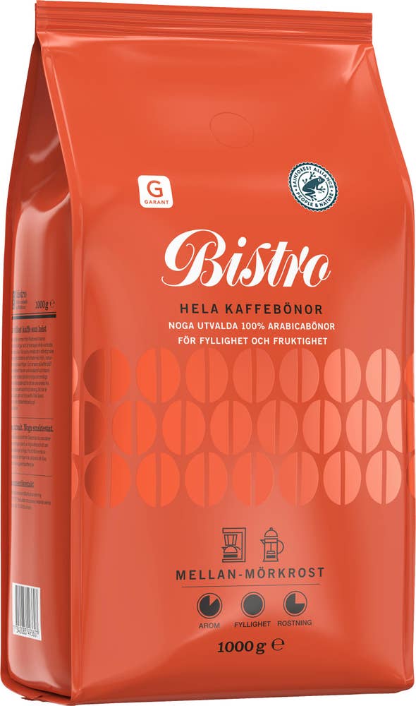 Garant Bistro Hela Kaffebönor