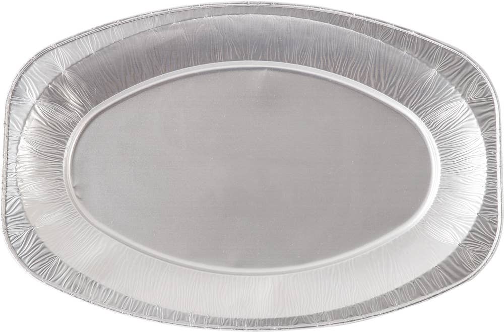 Duni Uppläggningsfat Aluminium Oval 35x24cm