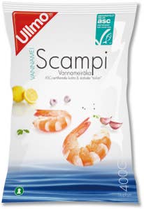 Ullmo Scampi Kokta Fryst ASC