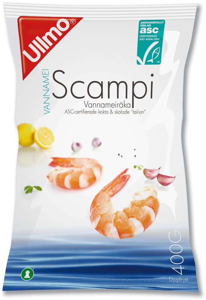 Ullmo Scampi Kokta Fryst ASC