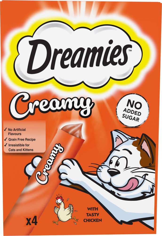Dreamies Kattgodis Creamy Chicken