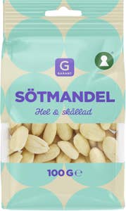 Garant Sötmandel Hel & Skållad