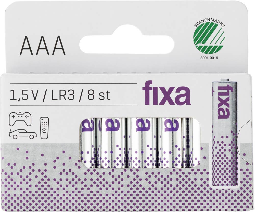 Fixa Batterier AAA