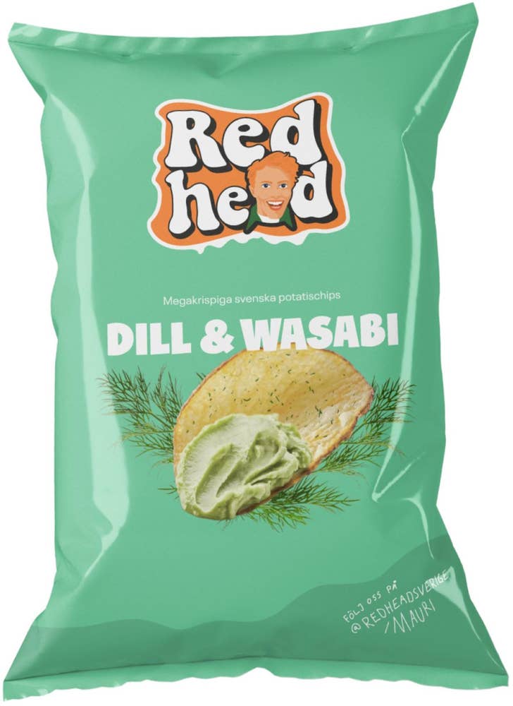 Redhead Chips Dill & Wasabi