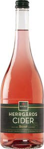 Kiviks Herrgårdscider Rosé Hallon & Fläder Alkoholfri 0,3%