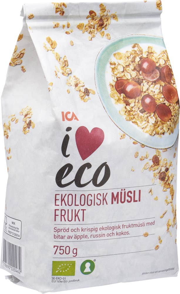 Ej sorterad Müsli Frukt Ica Eco