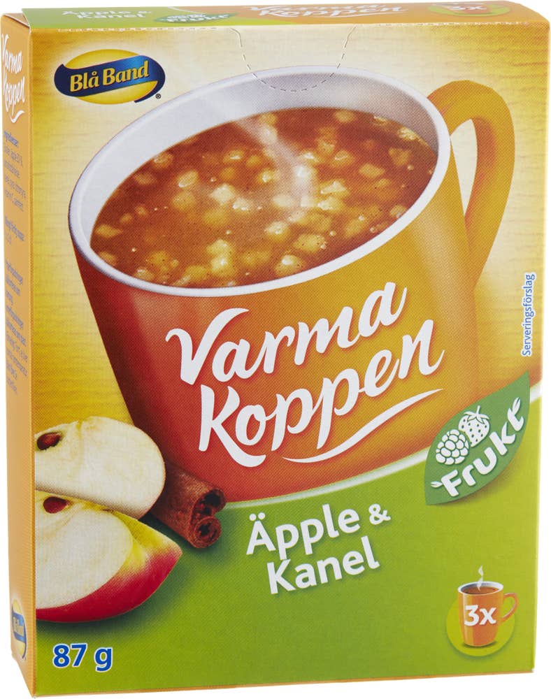Blå Band Soppa Äpple m kanel Varma Koppen