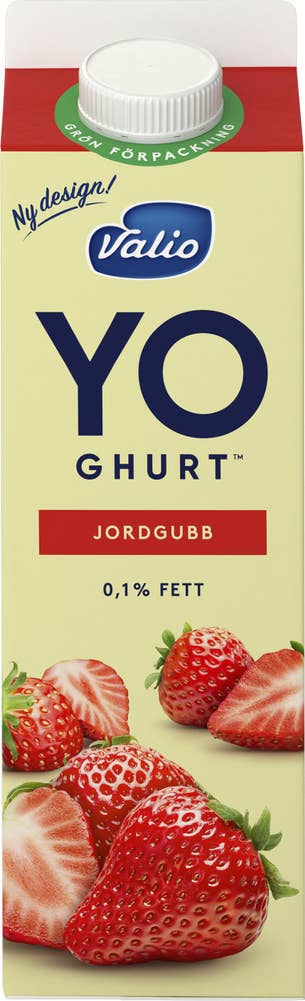 Valio YO-ghurt Jordgubb 0,1%