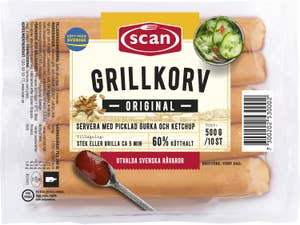 Scan Grillkorv Original 60%