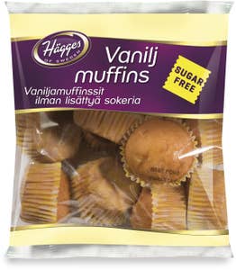 Hägges Vaniljmuffins Sockerfri