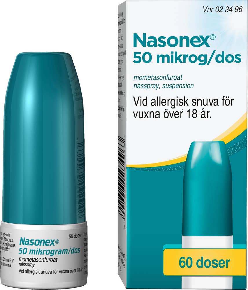 Nasonex Nässpray Mometasonfuroat Suspension 60 Doser