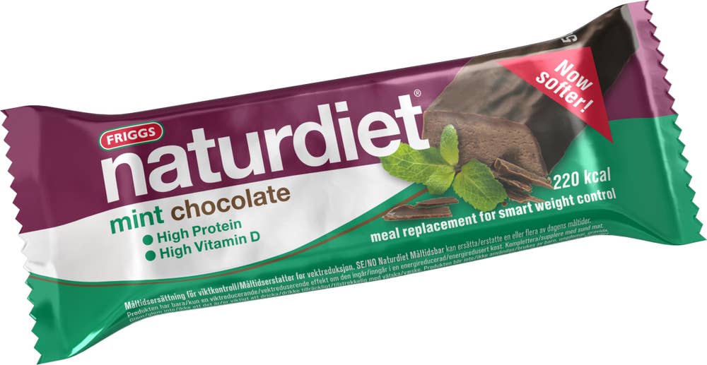 Naturdiet Mealbar Mintchoklad Naturdiet