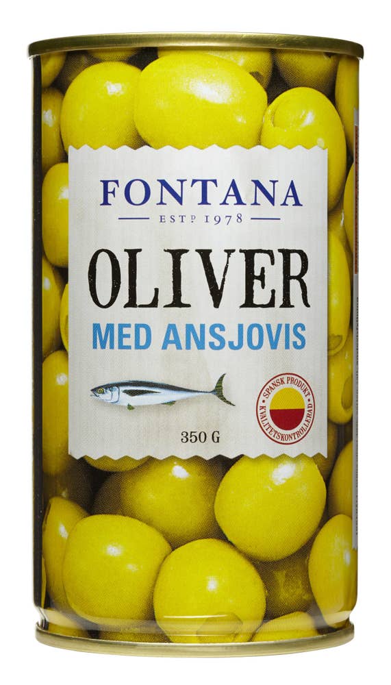 Fontana Oliver med Ansjovis