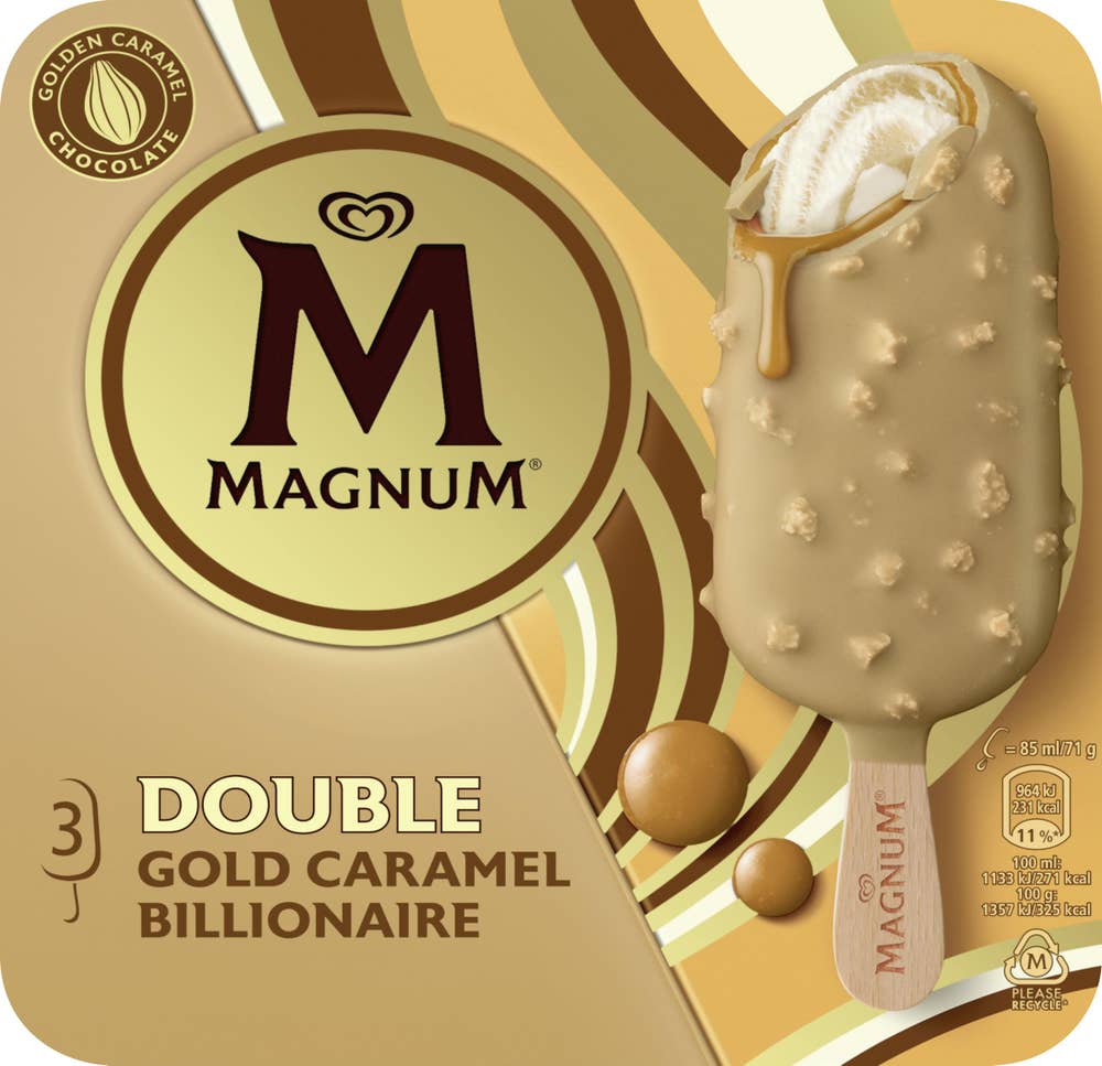Magnum Double Gold Caramel 3-p GB Glace