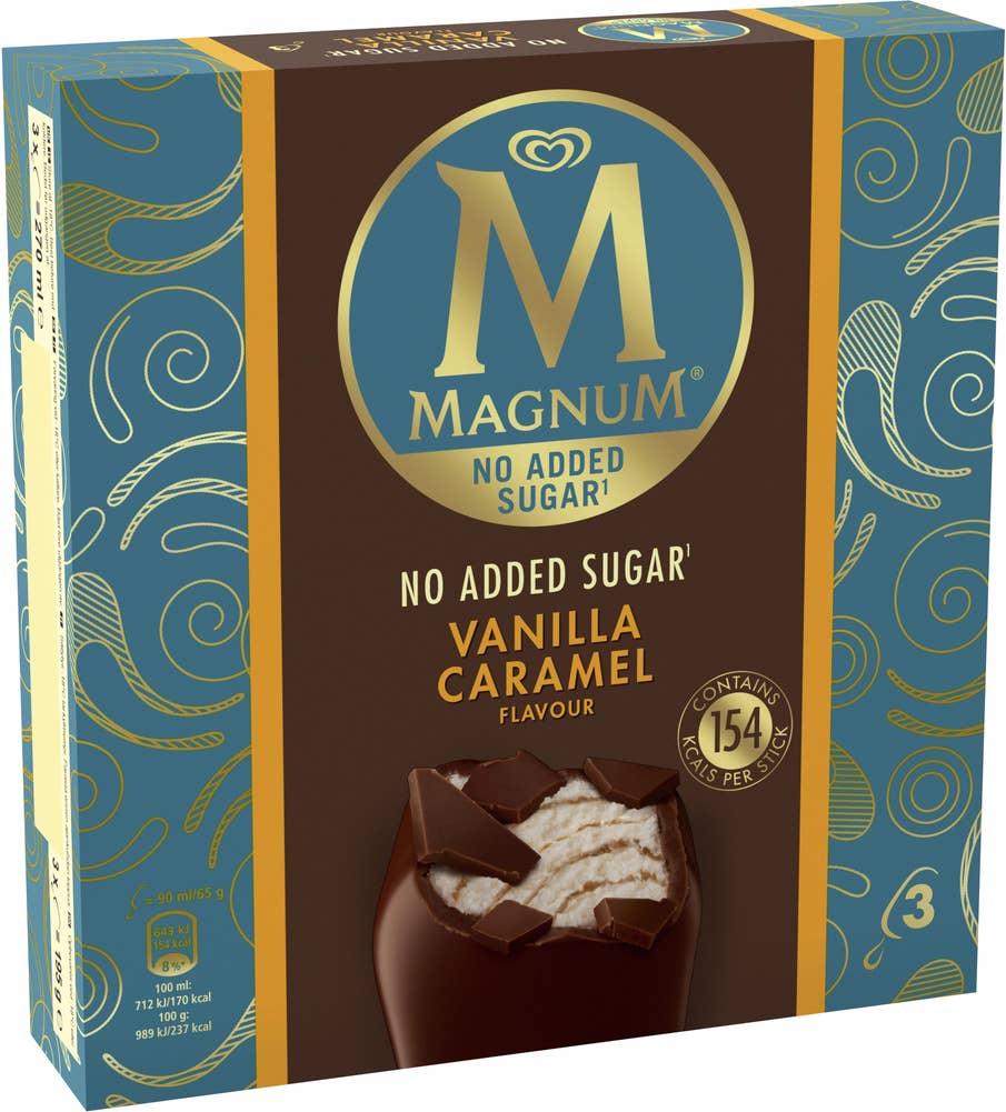 Magnum Vanilla Caramel 3-p GB Glace