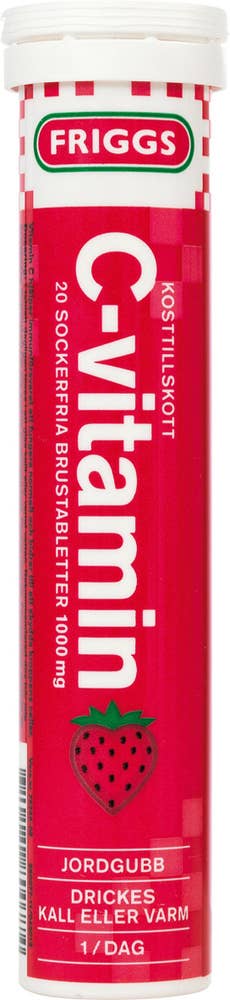 Ej sorterad C-vitamin jordgubb 20st Friggs