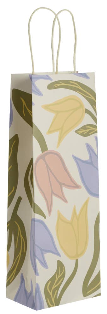 Hedlundgruppen Presentpåse Flaska Tulpaner