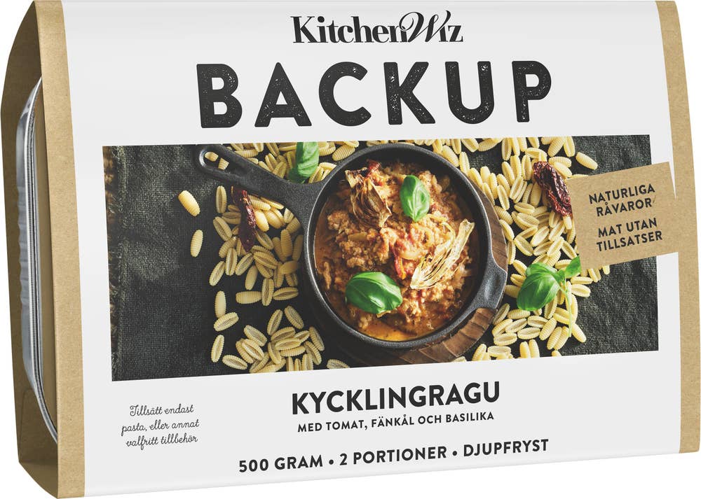 Backup Kycklingragu Fryst 2 portioner