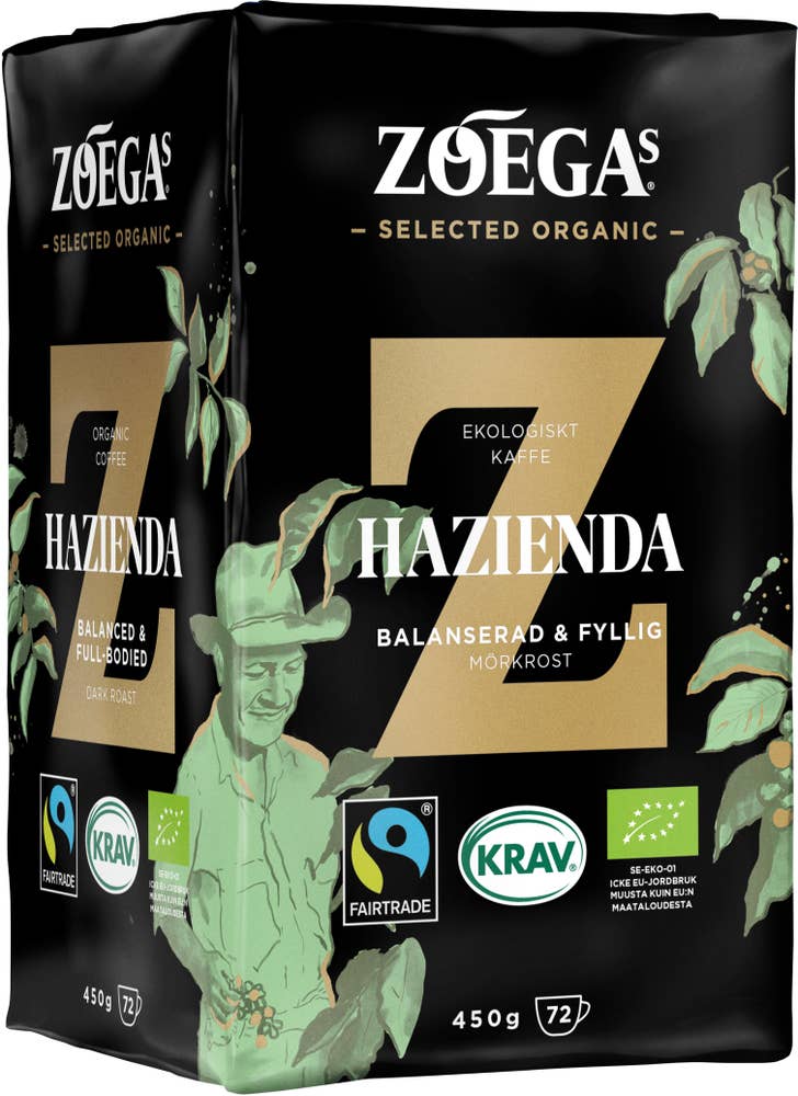 ZOÉGAS Hazienda Bryggkaffe Mörkrost EKO/KRAV/Fairtrade