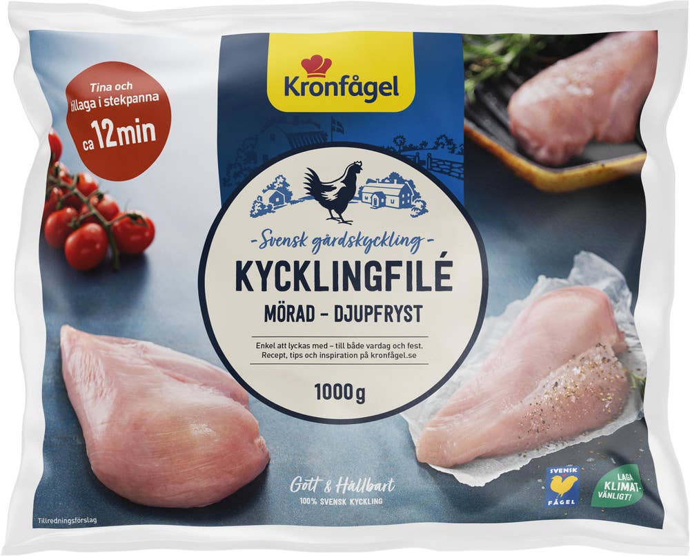 Kronfågel Kycklingfilé Fryst