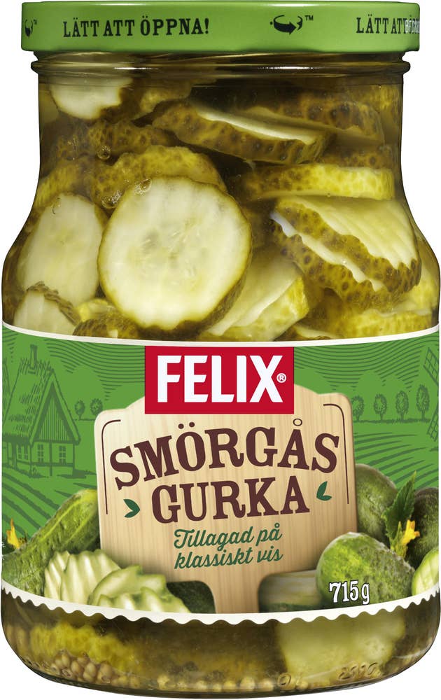 Felix Smörgåsgurka Skivad
