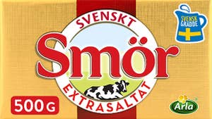Svenskt Smör från Arla Smör Extrasaltat 81%