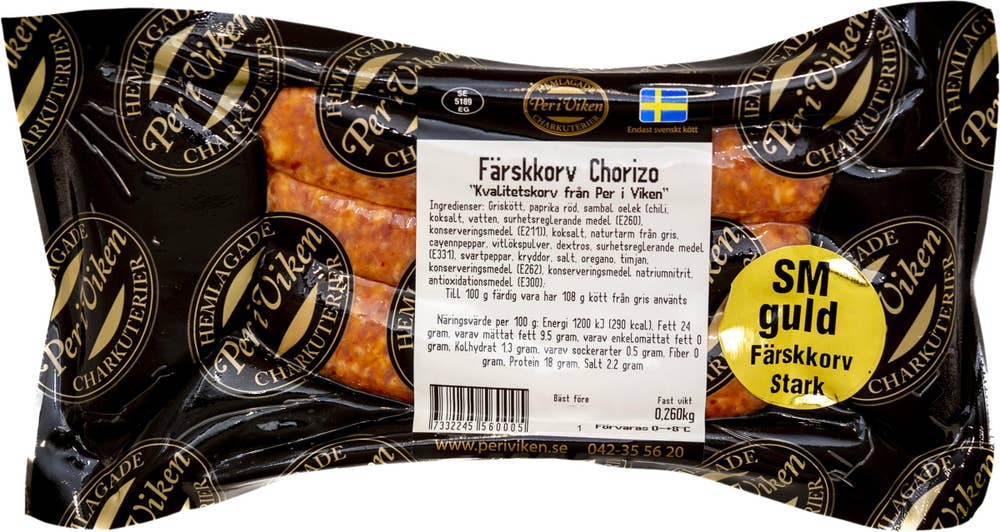Per i Viken Färsk Chorizo Stark