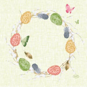 Duni Servett Joyful Spring 3-lags 33x33cm